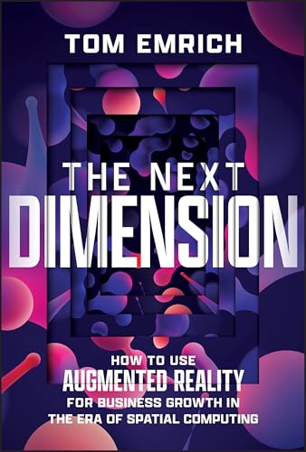 Book cover with bold white text, abstract purple and pink shapes.