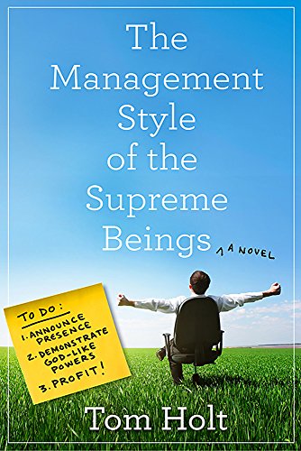 Book cover showing a person in an office chair in a field with a note.