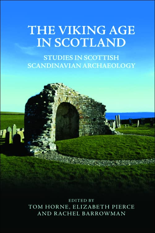 Book cover: "The Viking Age in Scotland" with image of stone ruins.