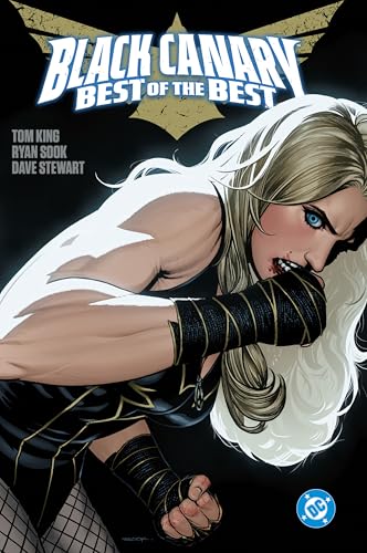 Comic book cover featuring Black Canary, a blonde woman with a determined expression.