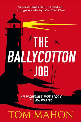 Book cover: lighthouse, boats, and bold text reading "The Ballycotton Job.