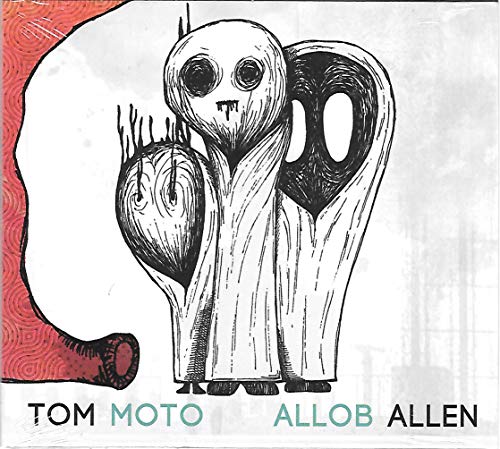 CD cover with a black and white illustrated, stylized creature.