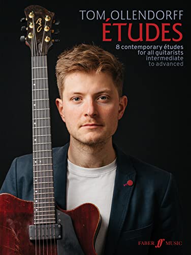 Book cover featuring guitarist Tom Ollendorff and his guitar.