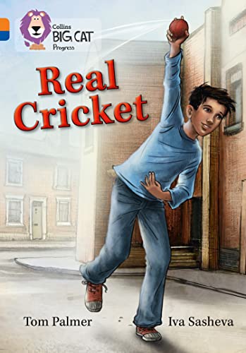 Book cover: boy bowling a cricket ball on a street.