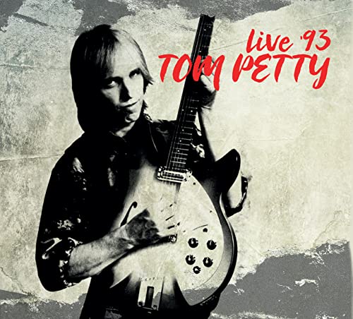 Black and white album cover featuring Tom Petty with a guitar.