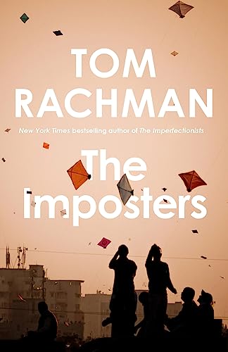 Book cover: silhouettes of people flying kites against a sunset.