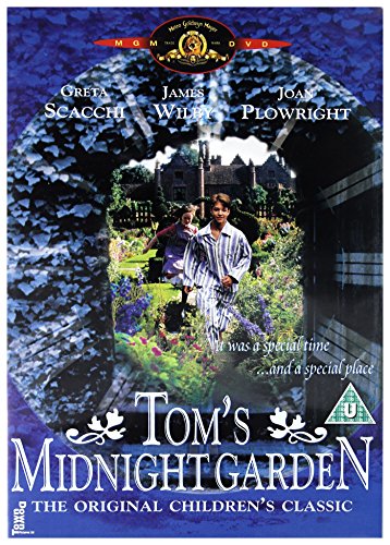 DVD cover for "Tom's Midnight Garden" featuring children in a garden.