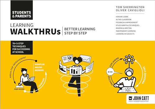 Book cover with illustrated figures and text about learning techniques.