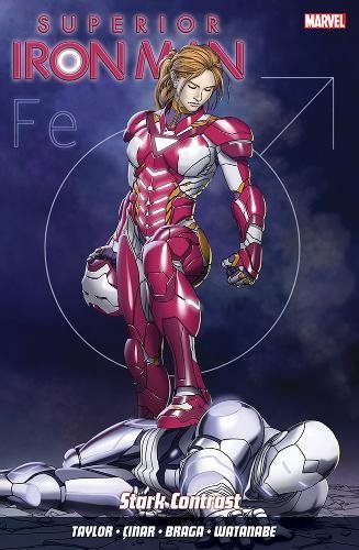 Comic book cover featuring Iron Man standing over a defeated robot.