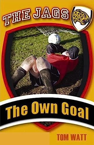 Book cover: soccer player falling, scoring an own goal.