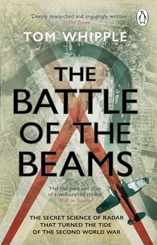 Book cover: “The Battle of the Beams” with planes and abstract lines.