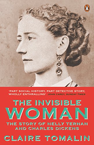 Book cover featuring a sepia-toned portrait of Nelly Ternan above red title text.