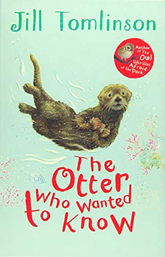 Book cover featuring a swimming otter against a teal background.