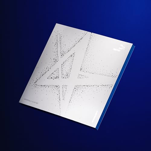 Tomorrow X Together album cover, white with a large, dotted letter "A".