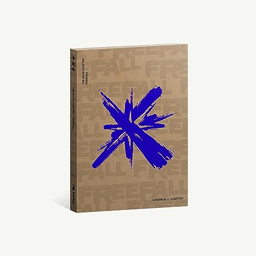 CD case with brown background and a blue abstract starburst design.