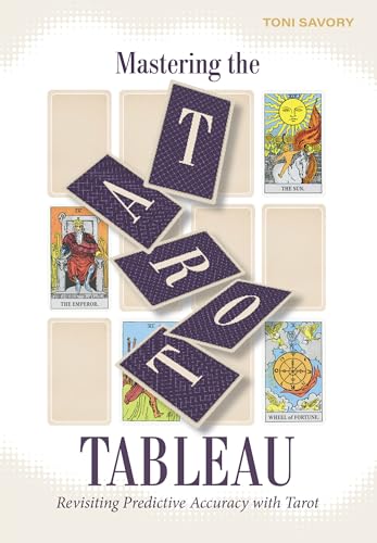 Book cover featuring tarot cards arranged to spell "TAROT" and imagery.