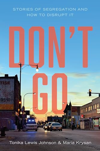 Book cover: “Don’t Go” with a street scene and large red text.
