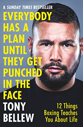 Book cover featuring a close-up of Tony Bellew, a boxer with a beard.