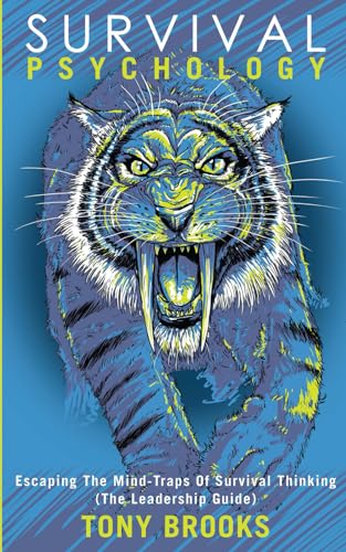 Book cover featuring a blue and yellow illustrated tiger’s face.