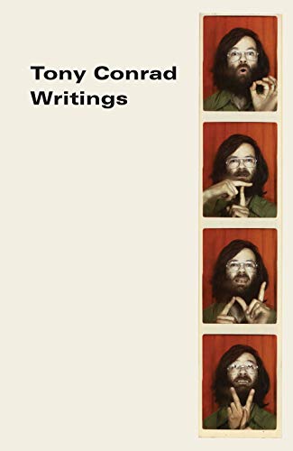 Book cover featuring Tony Conrad’s portrait repeated in four panels.