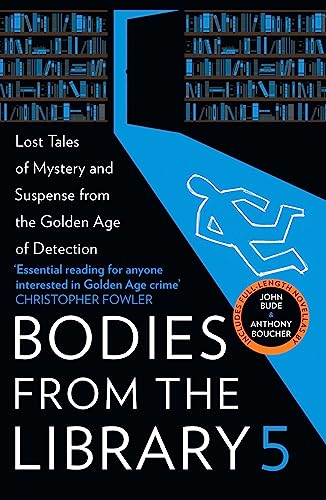 Book cover: “Bodies from the Library 5” with a chalk outline.