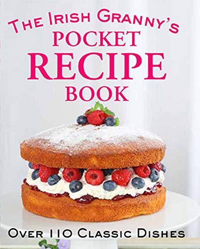 Recipe book cover with a berry-topped cake and red title text.