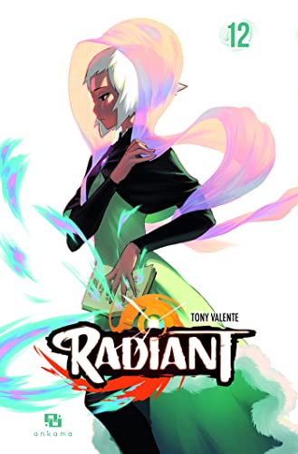 Comic book cover featuring a stylized young person with glowing, colorful energy.