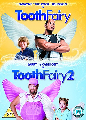 DVD cover featuring Dwayne Johnson in Tooth Fairy and Larry the Cable Guy in Tooth Fairy 2.