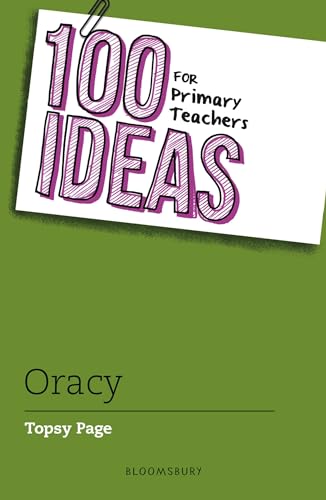 Book cover: "100 Ideas for Primary Teachers: Oracy" with bold text.