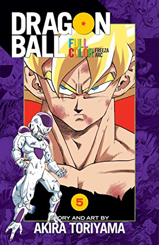 Dragon Ball Full Color Freeza Arc volume 5 cover featuring Super Saiyan Goku and Frieza.