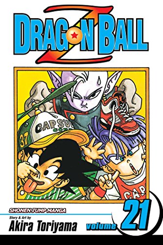 Dragon Ball Z manga volume 21 cover with multiple character illustrations.