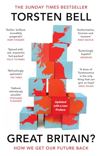 Book cover featuring a stack of light blue and red blocks forming a map.