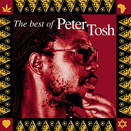 Peter Tosh CD cover: portrait of the reggae musician in red tones.