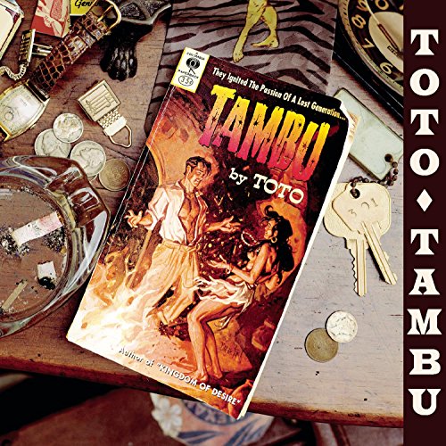 “Tambu” CD cover with illustrated figures amidst a fiery, chaotic scene.