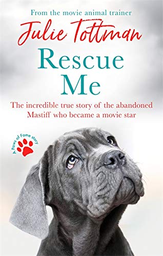 Book cover featuring a close-up of a young, sad-looking Mastiff puppy.