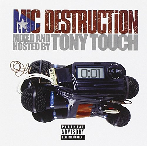 CD cover for āMic Destructionā by Tony Touch, featuring microphones.