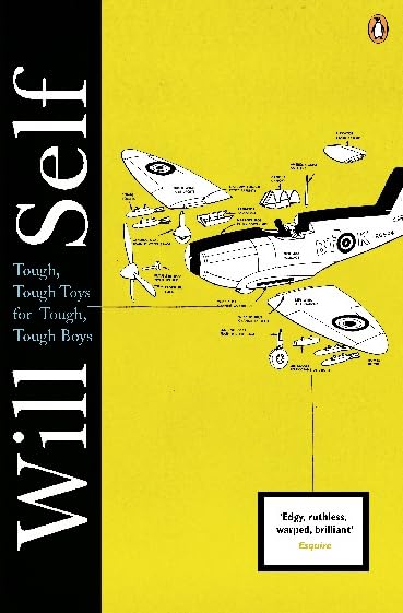 Yellow book cover with a white airplane illustration and bold black text.