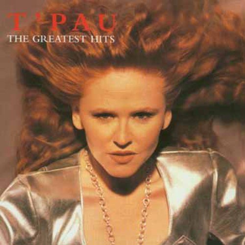 CD cover for T'Pau’s “The Greatest Hits” featuring a woman with red hair.