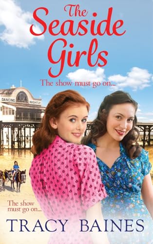 Book cover featuring two young women and a seaside pier scene.