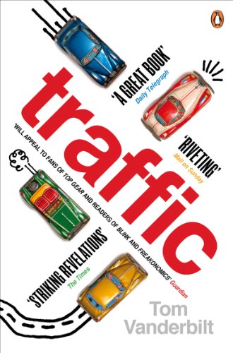 Book cover for "Traffic" featuring toy cars and bold red text.