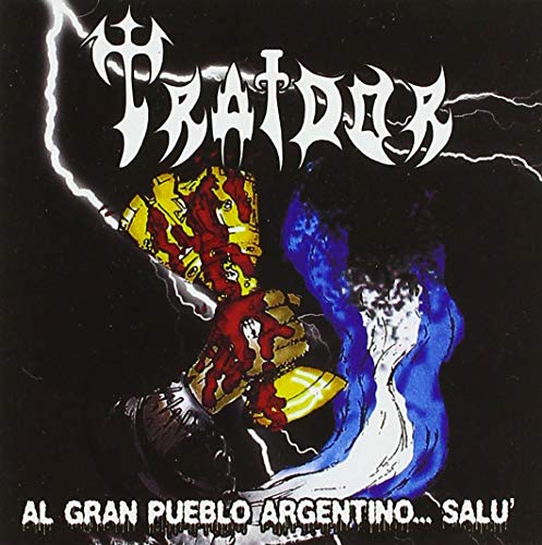CD cover: dark art with stylized text, a figure, and lightning.