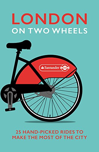 Book cover: red bicycle illustration with "London on Two Wheels" title.