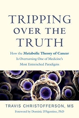 Book cover: "Tripping Over The Truth" with microscopic cell imagery.