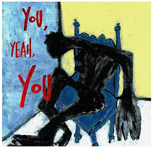 Album cover for Tré Burt’s “You. Yeah. You” featuring abstract, dark figures.