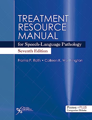 Blue textbook cover for speech-language pathology, seventh edition.
