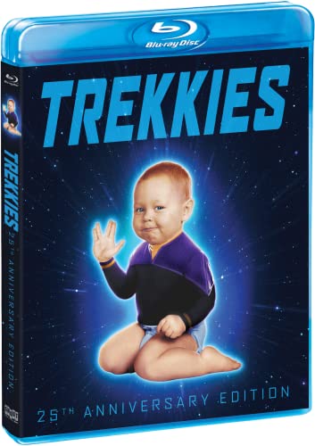 Trekkies" Blu-ray case featuring a baby dressed as Spock with a Vulcan salute.