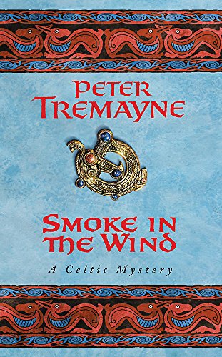 Book cover with Celtic knotwork borders, a central brooch, and red text on blue.