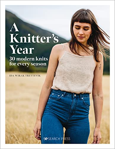 Book cover featuring a woman in a knitted top and blue jeans.