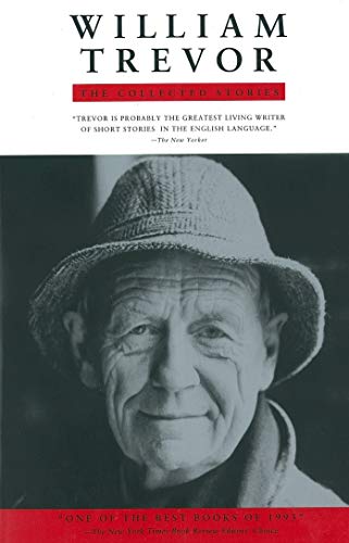 Book cover: "The Collected Stories" by William Trevor, featuring a portrait.