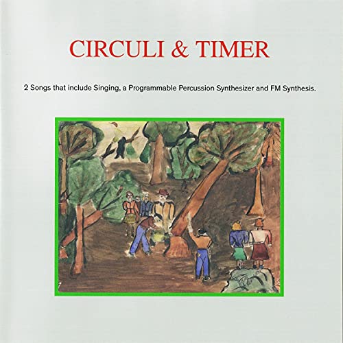 Album cover for "Circuli & Timer" featuring a painted forest scene.